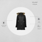 محصول نمونه تستی کاپشن زنانه، از جنس پلیاستر با طرح ساده و تنخوری زیبا